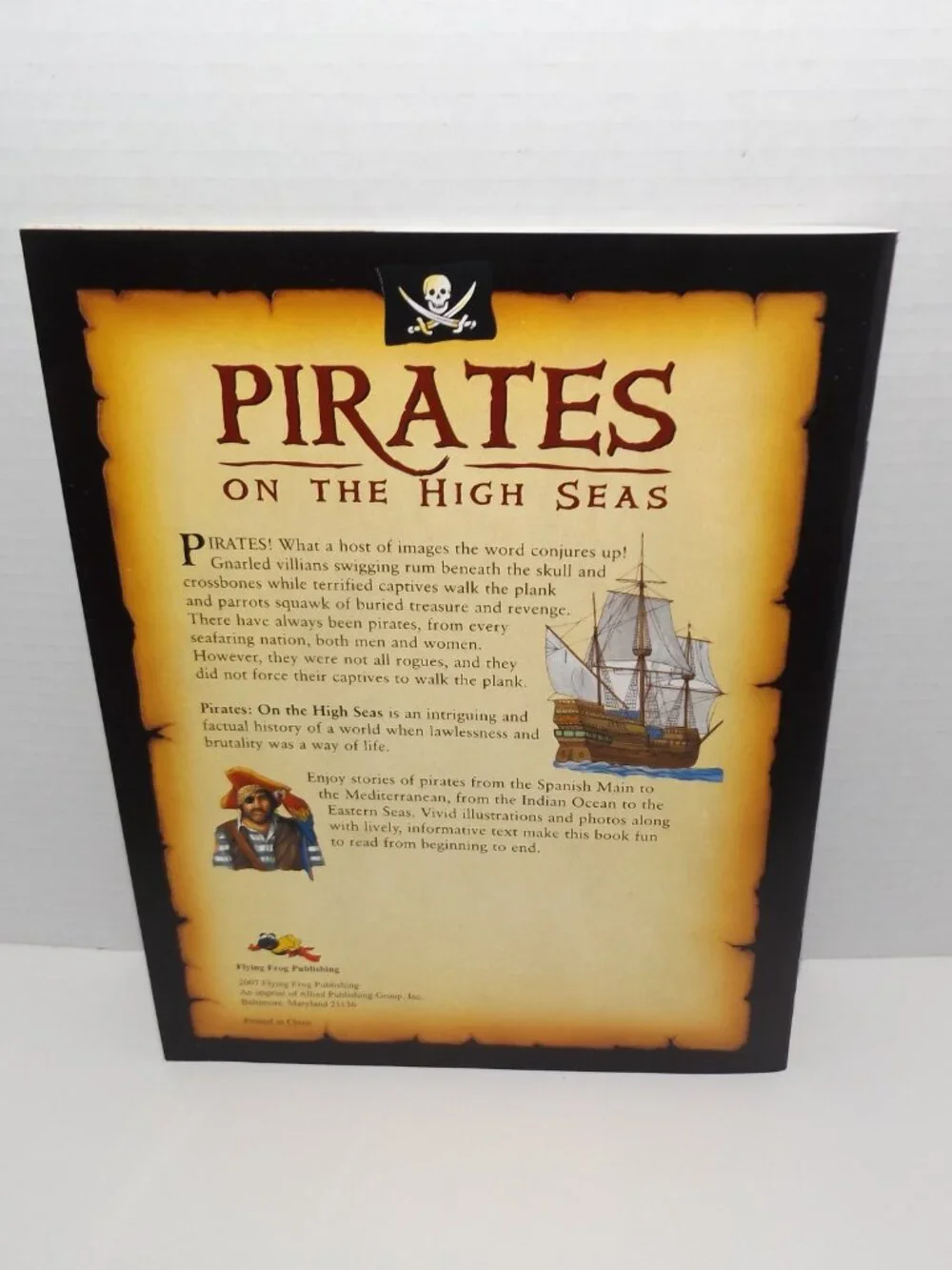2007 Pirates On The High Seas Book And Ship Set Open Box Complete